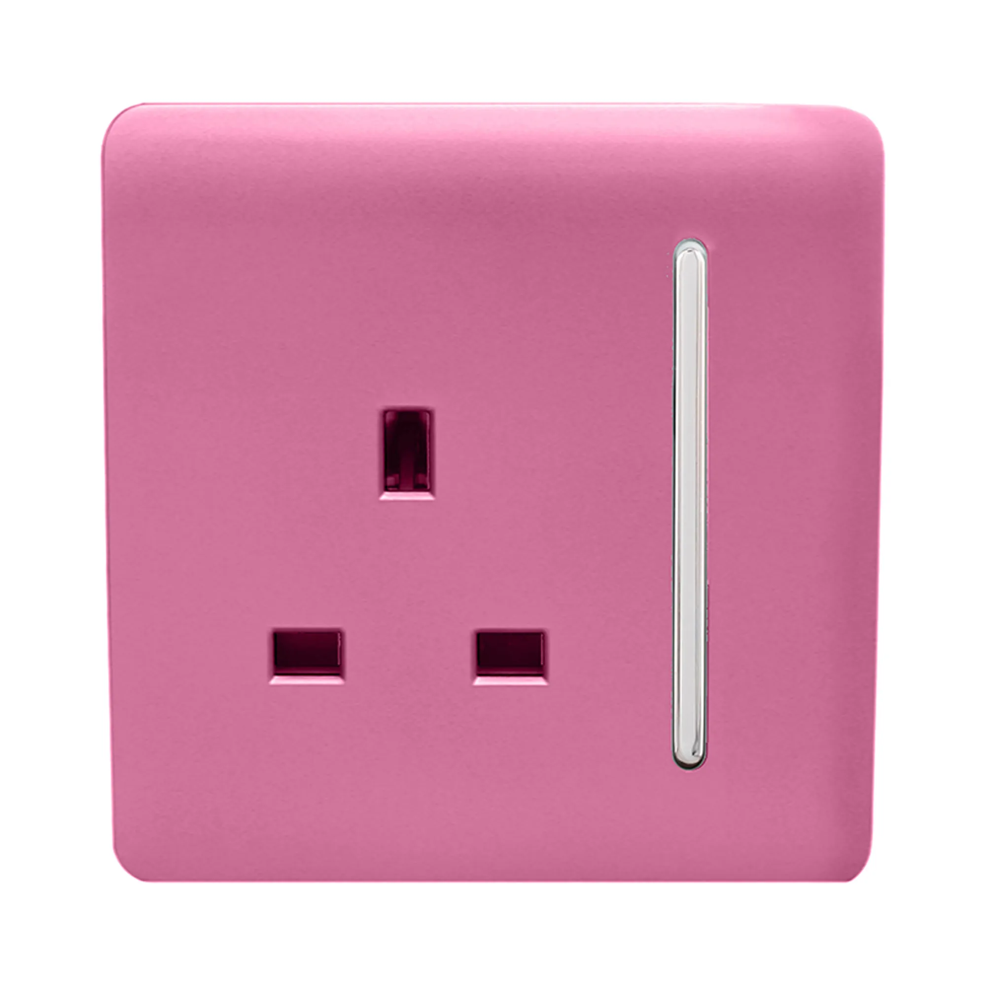 ART-SKT13PK  1 Gang 13Amp Switched Single Socket Pink
